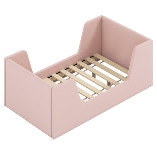 Children floor bed with safety - with,