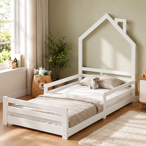 Kids bed frame - frame, house