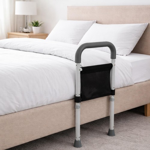Elderly adjustable bed - bed, rail