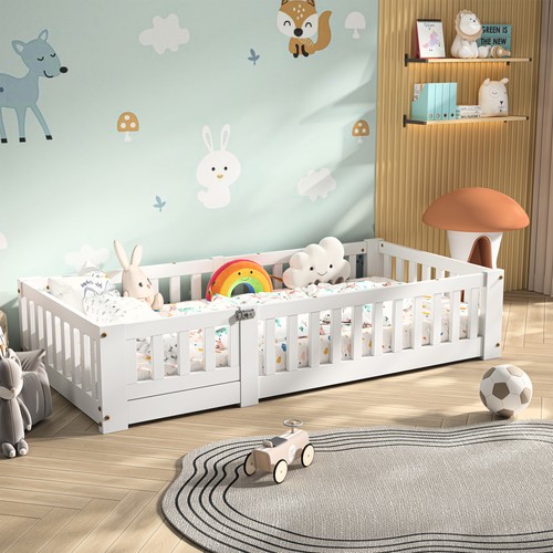 Toddler floor bed - bed, 90x190cm